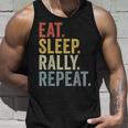 Eat Sleep Rally Repeat Rally Driving Tank Top Geschenke für Ihn