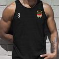 Egipto Número 8 Fútbol Bandera Fútbol Ocho Egipcio Camiseta sin mangas Regalos para él