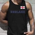 England With National Flag Flag On The Chest Tank Top Geschenke für Ihn