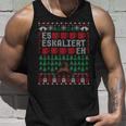 Es Eskaliert Eh Ugly Christmas Sweater Reindeer Christmas Tank Top Geschenke für Ihn