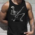 Esqueleto Tocando Guitarra Amante De La Música Rock And Roll Band Camiseta sin mangas Regalos para él