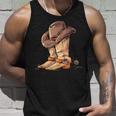 Estilo Campestreaquero Del Oeste De Texas Para Los Amantes De Los Caballos Camiseta sin mangas Regalos para él