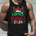 Family Christmas 2024 Santa Reindeer Matching Family Group Tank Top Geschenke für Ihn