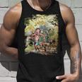 Father's Day Dad Birthday Parent Duck Feeding Picnic Tank Top Gifts for Him