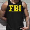 Fbi Federal Office For Investigation Officers 2-Sided Tank Top Geschenke für Ihn