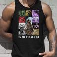 Feral Era Raccoon Meme Tank Top | Funny Graphic Apparel for All Gifts for Him