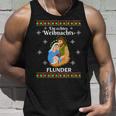 Flunder Fish Christmas Wonder Fishing Baltic Sea North Sea Tank Top Geschenke für Ihn