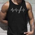 Flute Heartbeat Instrument Flute Player Tank Top Geschenke für Ihn