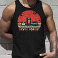 Never Forget Floppyhs Cassette Retrointage Divertido Camiseta sin mangas Regalos para él