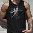 Freeclimberitruvian Man Climbing Bouldering Tank Top Geschenke für Ihn