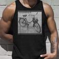 French Old Bike Front Wheel Driveelosolex Tank Top Geschenke für Ihn