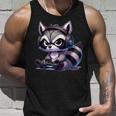 Angry Raccoon Gamerideo Games Lover Tank Top Geschenke für Ihn