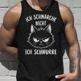 With Cat Motif Tank Top Geschenke für Ihn