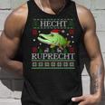 Fishing Christmas Fishing Pike Ruprecht Tank Top Geschenke für Ihn