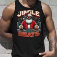 Jingle Beats Music Dj Santa Christmas Ugly Xmas Tank Top Geschenke für Ihn