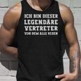 Legendary Representative Saying Tank Top Geschenke für Ihn