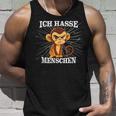 Monkey Meme Based I Hate People Saying Tank Top Geschenke für Ihn