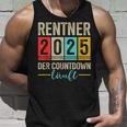 Pensioner 2025 Countdown Running For Retirement Tank Top Geschenke für Ihn