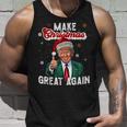 Trump Make Christmas Again Ugly Christmas Sweater Tank Top Geschenke für Ihn