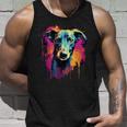 Galgo Espanol Colourful Greyhound Tank Top Geschenke für Ihn