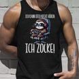 Gaming Ich Kann Dich Nicht Hören Ich Zocke Faultier Tank Top Geschenke für Ihn