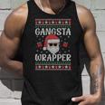 Gangsta Wrapper Saying Christmas Wrapping Tank Top Geschenke für Ihn