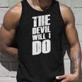 With German Slogans I The Devil Will I Do Tank Top Geschenke für Ihn