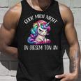 Guck Mich Nicht In Diesem Ton An Einhorn Tank Top Geschenke für Ihn