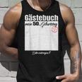 Guest Book 50Th Birthday Please Enter Tank Top Geschenke für Ihn