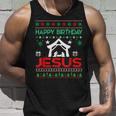 Happy Birthday Jesus Ugly Christmas Jumper Tank Top Geschenke für Ihn