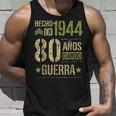 Hecho En 1944 80 Años Guerra Aniversarios Amigos Perfecto Camiseta sin mangas Regalos para él