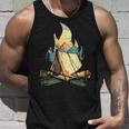 Hiking Mountain Camping Lovers Campfire Tank Top Geschenke für Ihn