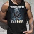 Ich Bin The Sigma Du Kannst Mich Nicht Erschrecken Wolf Meme Alpha Tank Top Geschenke für Ihn