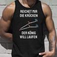 Injury Crutches Saying Gute Bessung S Tank Top Geschenke für Ihn