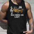 Ja Das Muss So Laut Trumpete Music Tank Top Geschenke für Ihn