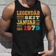 Januar 1979 Lustige Geschenke 46 Geburtstag Tank Top Geschenke für Ihn