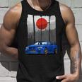 Jdm Skyline 34 Car Tuning Japan Rising Sun Drift Tank Top Geschenke für Ihn