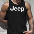 Jeep Classic Text Logo Tank Top Geschenke für Ihn