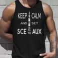 Keep Calm And Set Sce With Saturn For Rocket Science On Aux Tank Top Geschenke für Ihn