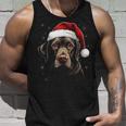 Labrador Dog Christmas Walking Dog Fan Tank Top Geschenke für Ihn