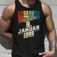 Legendary Since 9Th January 1985 Birthday 911985 Tank Top Geschenke für Ihn