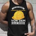 Legendary Construction Manager Builder Construction Site Saying Tank Top Geschenke für Ihn