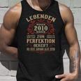 Legends 2010 Born intage 2010 Birthday Tank Top Geschenke für Ihn