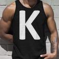 Letter K Tank Top Geschenke für Ihn