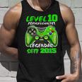 Level 10 Birthday Boy Gamer 2015 10Th Birthday Tank Top Geschenke für Ihn