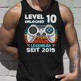 Level 10 Years Birthday Young Gamer 2015 Birthday Tank Top Geschenke für Ihn