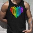 LGBTQ Pride I Love You Hand Sign Rainbow Heart ASL Ally Tank Top Gifts for Him