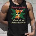 Liebe Zur Weihnachtszeit Reh Kitz Rehkitz Rotwein Tannen Tank Top Geschenke für Ihn