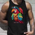 Loro Pirata Divertido Loroestido Como Pirata Camiseta sin mangas Regalos para él