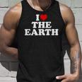 I Love The Earth Heart Environmental Alist Tank Top Geschenke für Ihn